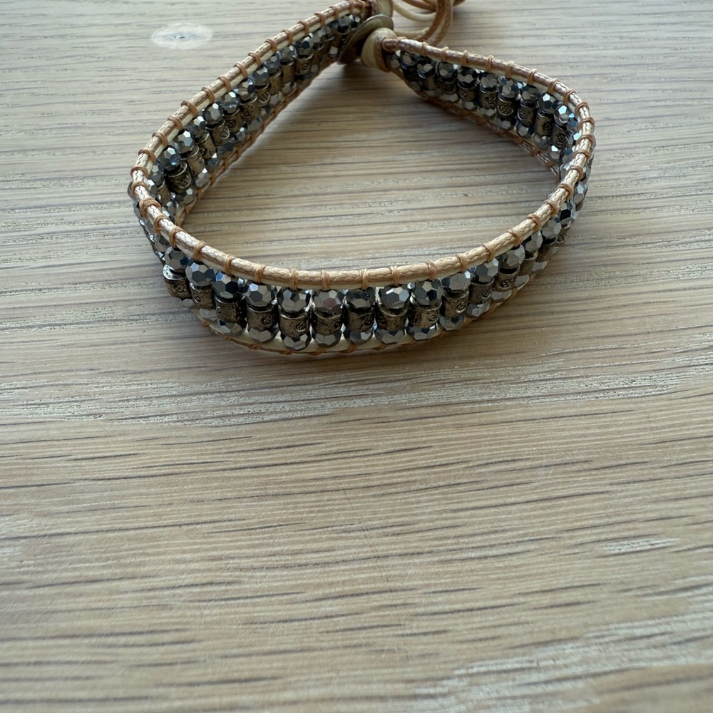 Metallic Beaded Bracelet